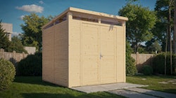 Bertilo Gartenhaus Woodline Pent - 18 mm