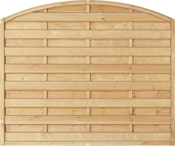 T&J MAXI BOGEN Lamellenzaun 180 x 150/130 cm