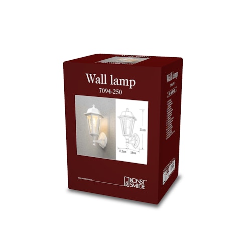 Konstsmide Wandleuchte Up, versch. Farben