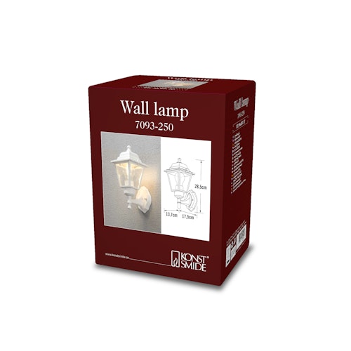 Konstsmide Wandleuchte Budget Up Light, versch. Farben 