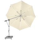 Vorschaubild doppler Pendelschirm EXPERT 350, Aluminium Silber / 100 % Polypropylen 220 g/m²