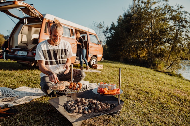 höfats TRIPLE Grillrost Edelstahl Ø45 (mit Stange 40)
