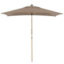 Vorschaubild doppler Mittelmastschirm ALU WOOD 210 x 140 Auto-Tilt, Aluminium Esche-Optik / 100 % Polyester 180 g/m²