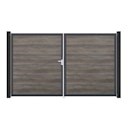 Vorschaubild GroJa BasicLine Premium Doppeltor Rahmen Aluminium Anthrazitgrau 3000 x 1800 mm