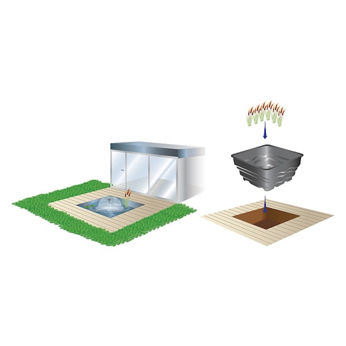 Heissner Terrassenteich PE-Becken 900 Liter (B084-00)