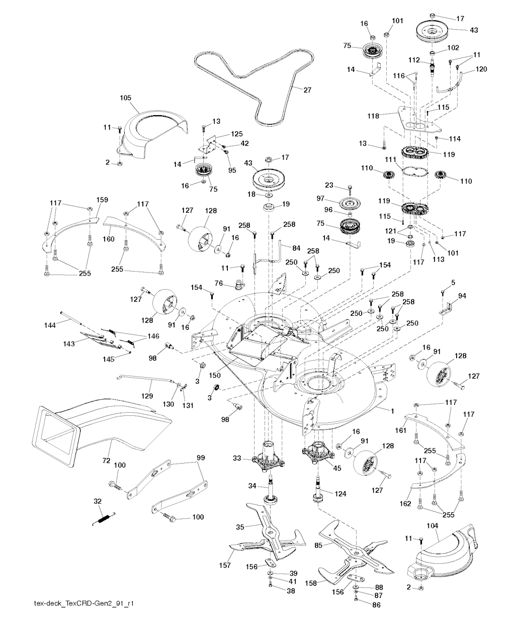 Explosionszeichnung Ersatzteile