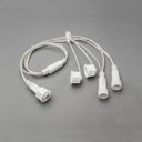 Vorschaubild Konstsmide Weihnachtsbeleuchtung  LED System Verteiler 1 Eingang/2 Ausgänge