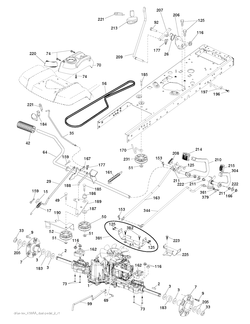 Explosionszeichnung Ersatzteile