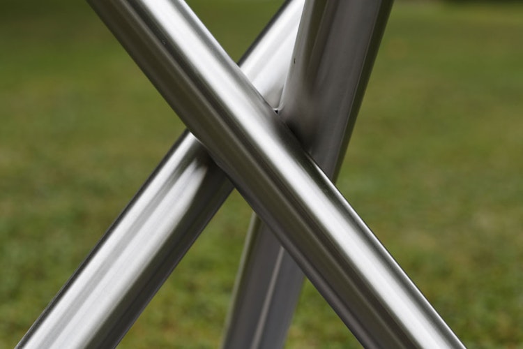 Diamond Garden Tischgestell SAN MARINO Ø 100 cm rund, Edelstahl