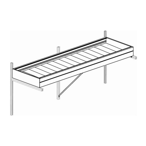 KGT Pflanzwanne für Gewächshäuser