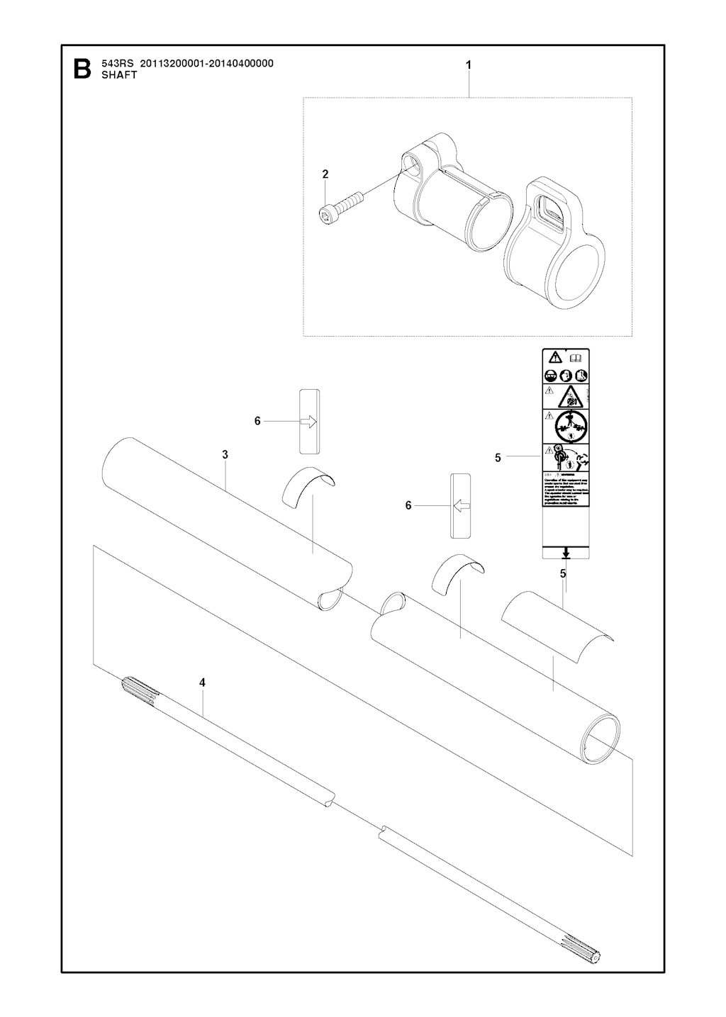 Explosionszeichnung Ersatzteile