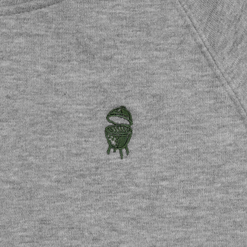 Big Green Egg Hoodie - Since 74 - Grau/Grün