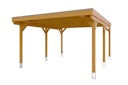 Vorschaubild Skan Holz Grunewald - Flachdach Carport aus Leimholz Breite 427 cm