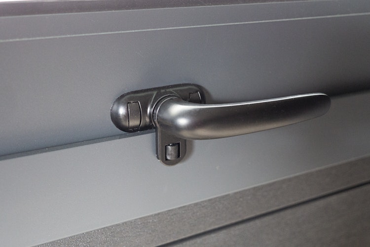 Wolff Finnhaus WPC Gartenhaus Style D / Terra 3030 Anthrazit/Hellgrau - 28 mm 