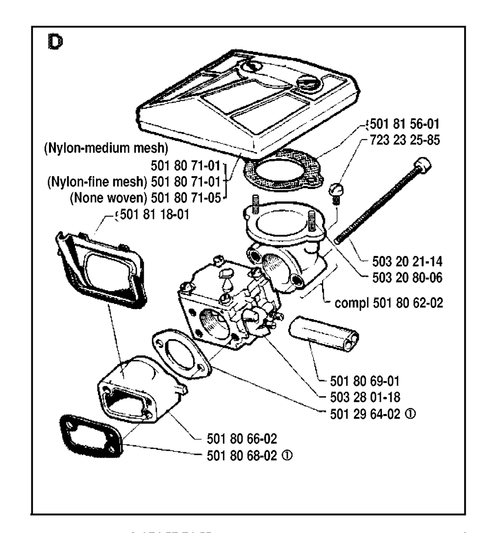 Explosionszeichnung Ersatzteile