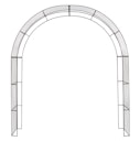 Vorschaubild Badeko Rosenbogen „Prag“ in Edelrostoptik