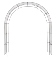 Badeko Rosenbogen „Prag“ in Edelrostoptik