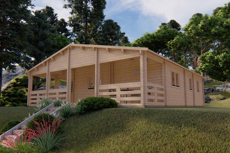 Wolff Finnhaus Ferienhaus Viborg 89 - 68 mm