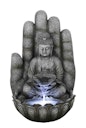 Vorschaubild Gardenforma Wasserspiel Buddha Calm, Polyresin inkl. Pumpe