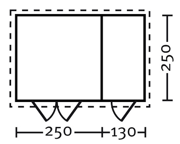 Skan Holz 28 mm Gartenhaus Venlo 3