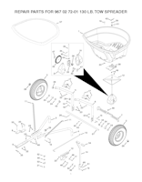 Husqvarna Zubehör für Aufsitzmäher 967027201 Streuwagen 75