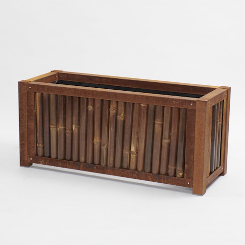 BambusBASIS Hochbeet - Profile Corten