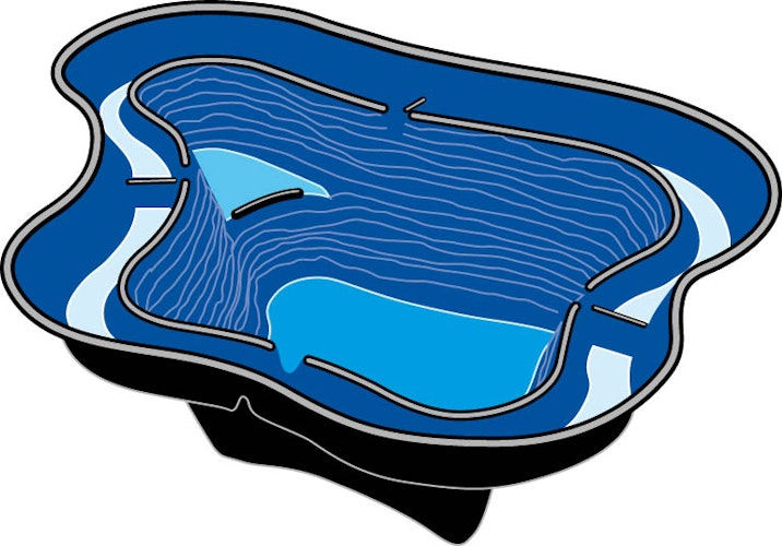 Ubbink Teichschale Fertigteich Calmus S III - 350 l