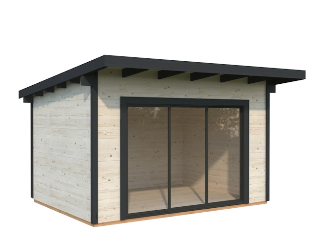 Palmako Premium-Gartenhaus Grace 11,2 m² Slide Plus - 56 mm