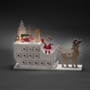 Vorschaubild Konstsmide Weihnachtsbeleuchtung  LED Holzkalender Timer 3 warmweiß Dioden