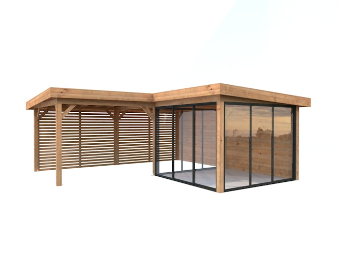 Palmako Carport/Pavillon Connect Lenna 24,9 m² Set 411 Slide