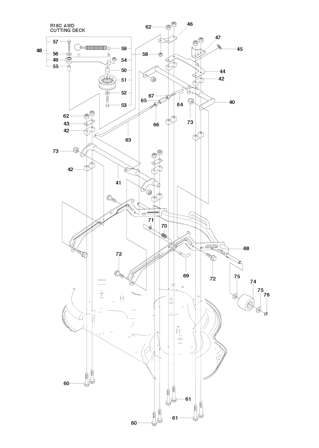 Explosionszeichnung Ersatzteile