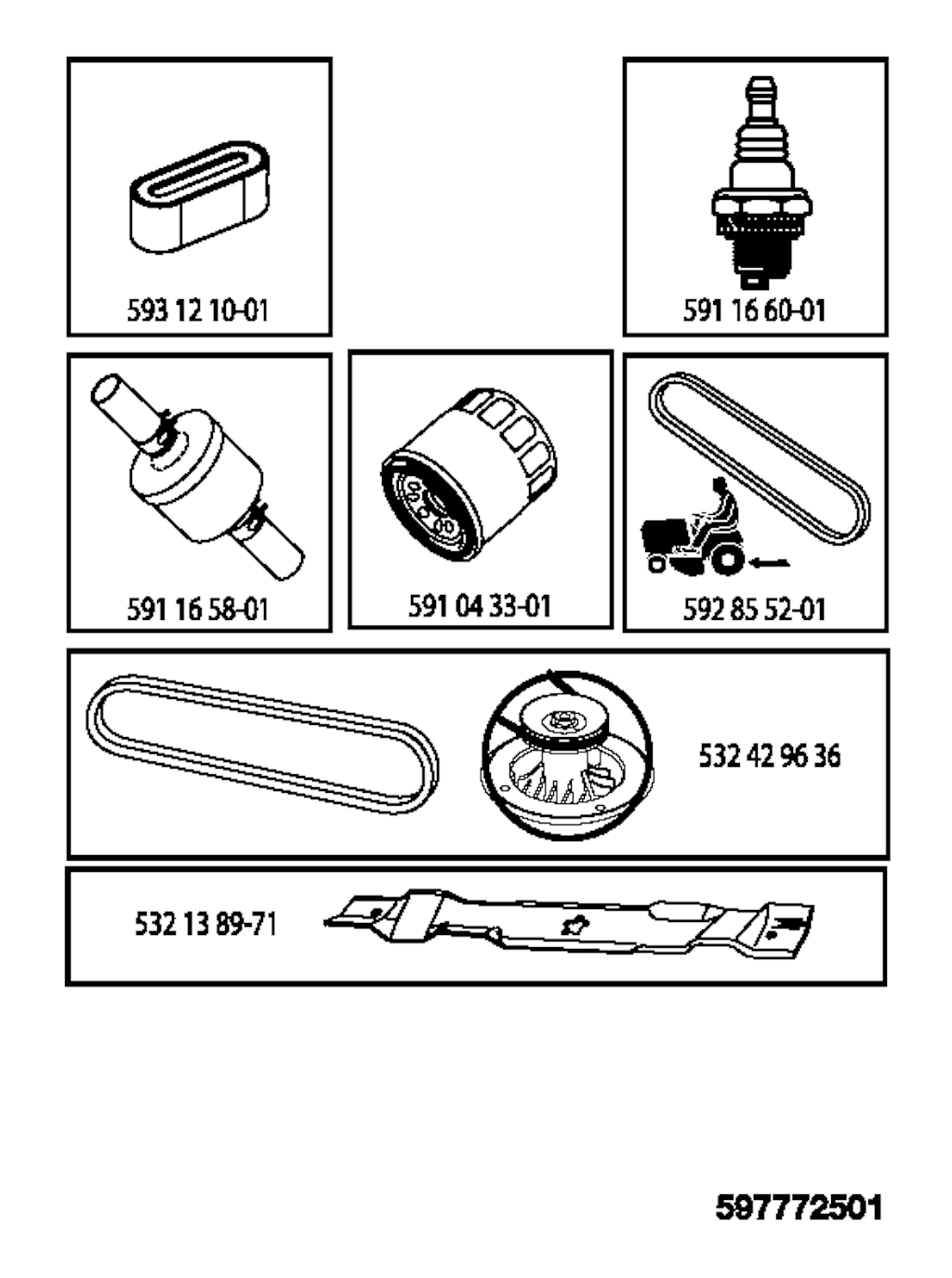 Explosionszeichnung Ersatzteile