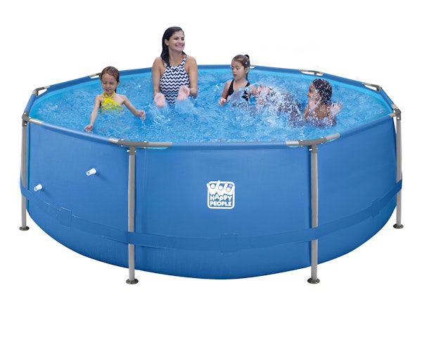 Happy People Stahlrahmenpool-Set, 360x122cm