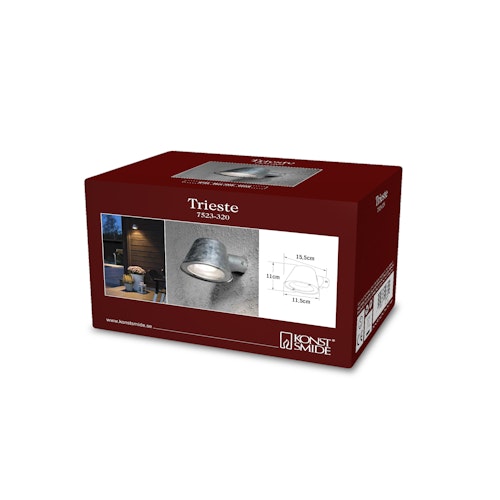 Konstsmide Wandleuchte Trieste, versch. Farben