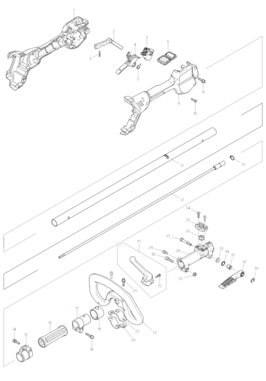 Explosionszeichnung Ersatzteile
