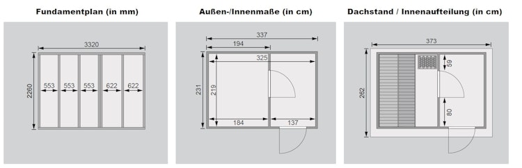 Karibu Saunahaus Skrollan 2 mit Vorraum naturbelassen inkl. gratis Sauna-Zubehörset im Wert von 234,94 €