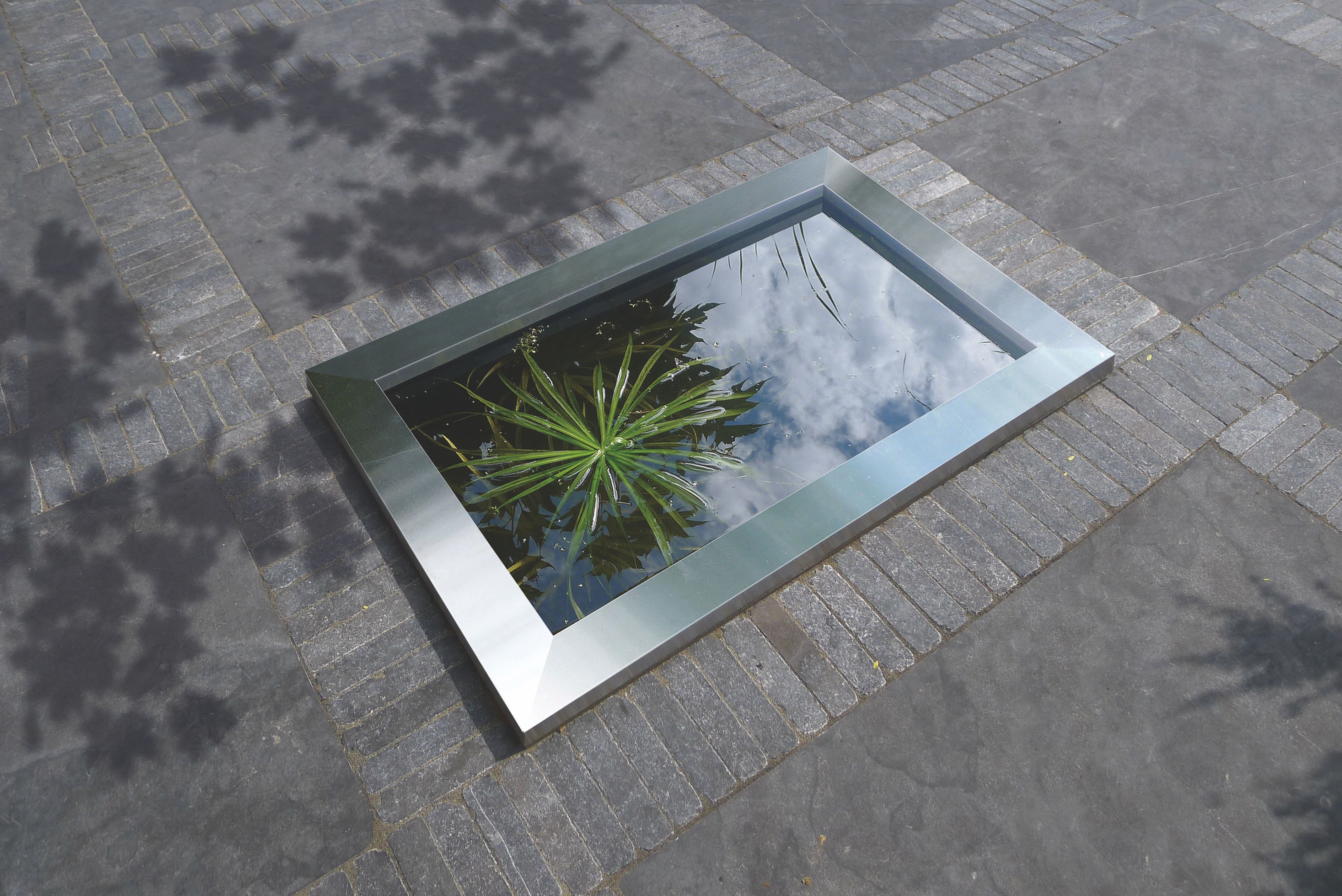 Ubbink Quadra InoxFrame Edelstahlrahmen für Wasserbecken Quadra C1 und C3