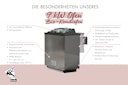 Vorschaubild Karibu 9 kW Bio-Kombiofen anthrazit inkl. Huum WLAN Steuergerät mit App-Steuerung
