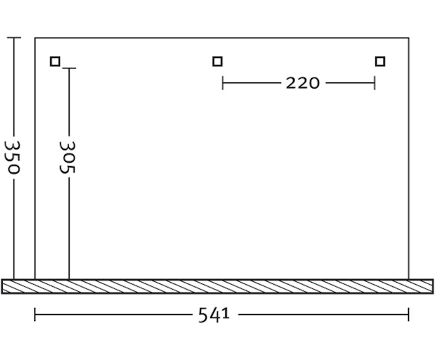 Skan Holz Terrassenüberdachung Andria mit Mittelpfosten Breite 541 cm