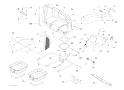 Husqvarna Zubehör für Aufsitzmäher 960730031 2-bin collector