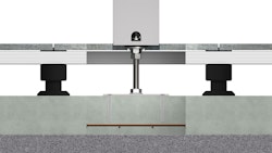 Biohort höhenverstellbare Grundplatte für Pergola (zum Ausgleich von Höhenunterschieden 7–23 cm)