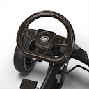 Vorschaubild EXIT Foxy Gokart - mit Anhänger Espresso Schwarz