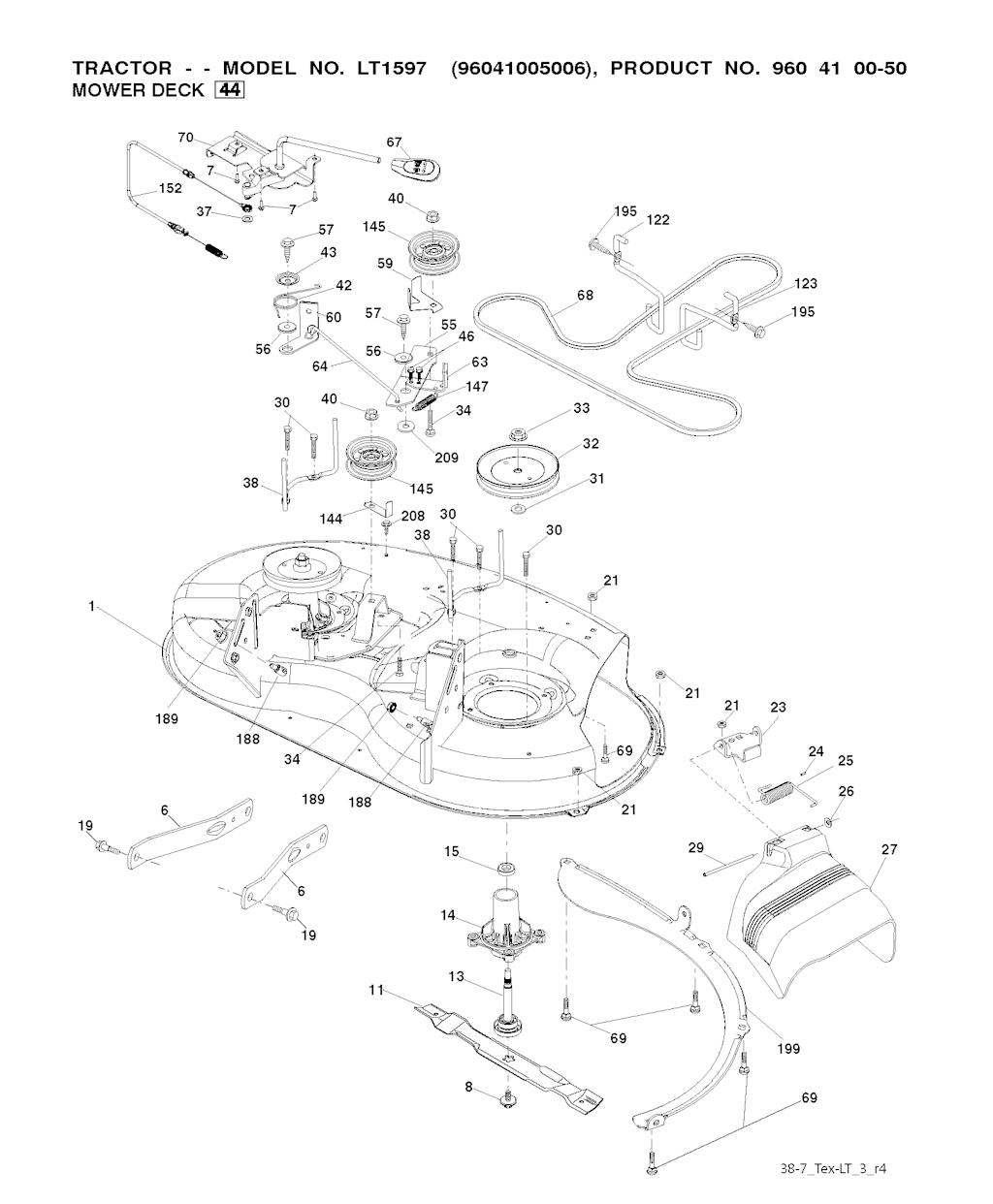 Explosionszeichnung Ersatzteile