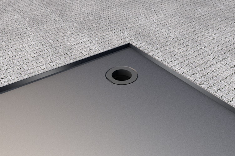 Gutta Rechteckvordach BS Plus XL 250 mit Pfosten (neues Modell)