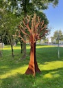 Vorschaubild Badeko Baum-Deko 190 cm hoch in Edelrostoptik