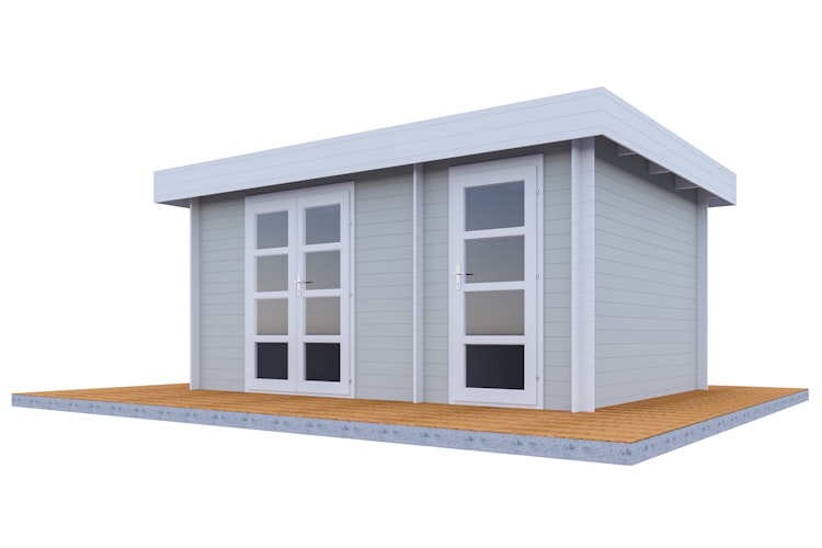 Wolff Finnhaus Gartenhaus Gerlis 4530 - 28 mm