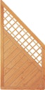 Vorschaubild T&J CLASSICO Sichtschutzzaun Rankgitter Douglasie 900 x 1800/900 mm