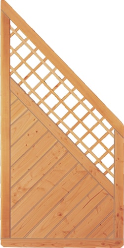 T&J CLASSICO Sichtschutzzaun Rankgitter Douglasie 900 x 1800/900 mm