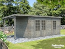 Vorschaubild Palmako Gartenhaus Ella 13,1 m² Zweiraumhaus inkl. 3,9 m² Anbau - 28 mm
