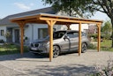 Vorschaubild Skan Holz Emsland - Flachdach Carport aus Leimholz Breite 340 cm